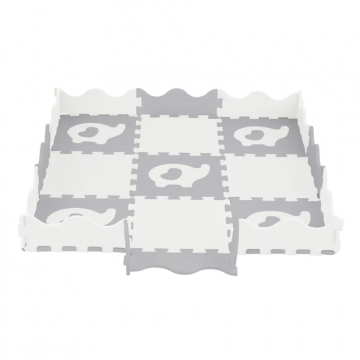 ⭐限時SALE⭐ Baby Star 動物併接遊戲地墊 - 9塊裝 / 白象 | 馬來西亞製造 [代理配送#B]